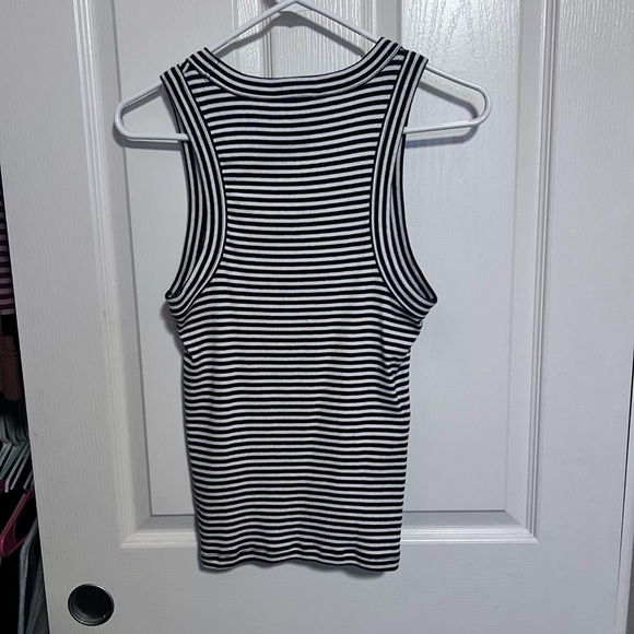 Banana Republic Monochrome Striped Tank Top - Picture 2 of 3
